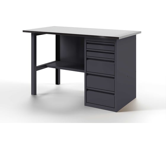 Верстак-стол с тумбой с ящиками GREENBERG 1600мм VERSTAK_Y1_1600 1