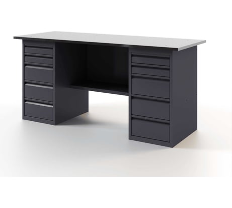 Верстак-стол с двумя тумбами с ящиками GREENBERG 1800мм VERSTAK_Y2_1800