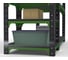 Стол-верстак ООО Металекс KIT 950х1300х500 с боковыми полками, перфопанелью и комплектом освещения, серо-зеленый 204292 6