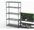 Стол-верстак ООО Металекс KIT 950х1700х400 (2-е полки, + перфопанель с комплектом освещения) (серо-зеленый) 204392 5