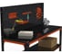 Стол-верстак ООО Металекс серия KIT 950х1800х400 мм, две полки + перфопанель с комплектом аксессуаров, оранжево-чёрный 204636 4