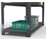 Стол-верстак ООО Металекс Metalex KIT 950х1100х400 мм, две полки + двойная перфопанель с комплектом аксессуаров, серый 205148 6