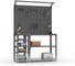 Стол-верстак ООО Металекс серия KIT 950х1700х400 мм, с боковыми полками, 2-мя панелями и комплектом освещения, серый 205244 4