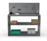 Стол-верстак ООО Металекс Metalex KIT 950х1100х600 мм, две полки + перфопанель с комплектом аксессуаров, серый 205112 5