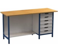 Слесарный металлический верстак ДВК 21.3Д.026 Б05502