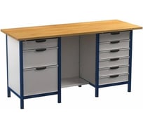 Слесарный металлический верстак ДВК 21.3Д.316 Б05507