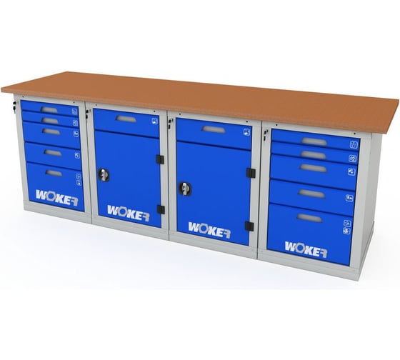 Верстак четырехтумбовый ДВК WOKER PRO 45225.2400 ER-00020704 1
