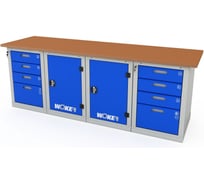 Верстак четырехтумбовый ДВК WOKER PRO 44114.2400 ER-00020692