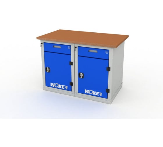 Верстак двухтумбовый ДВК WOKER PRO 2202.1200 ER-00019859 1