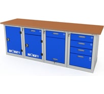 Верстак четырехтумбовый ДВК WOKER PRO 41224.2400 ER-00020646