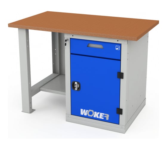 Верстак однотумбовый ДВК WOKER PRO 1002.1200 ER-00020604