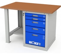 Верстак однотумбовый ДВК WOKER PRO 1005.1200 ER-00020618