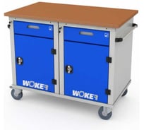 Верстак мобильный двухтумбовый ДВК WOKER PRO 2202.1200 ER-00020484