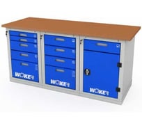 Верстак трехтумбовый ДВК WOKER PRO 3542.1800 ER-00020634