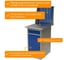 Слесарный металлический верстак-мини IRONMEBEL M-MML1C 4