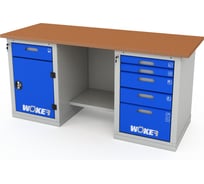 Верстак двухтумбовый WOKER PRO 2205.1800 ДВК ER-00020226