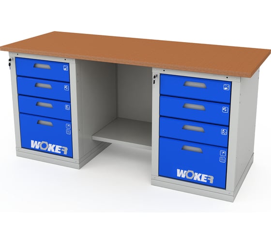 Верстак двухтумбовый WOKER PRO 2404.1800 ДВК ER-00020235