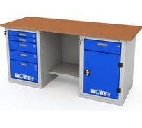 Верстак двухтумбовый WOKER PRO 2502.1800 ДВК ER-00020373