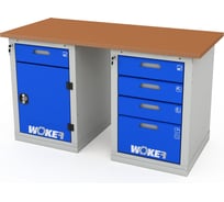 Верстак двухтумбовый WOKER PRO 2404.1500 ДВК ER-00020234