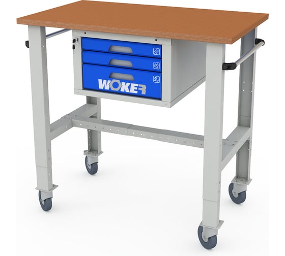 Стол рабочий мобильный WOKER PRO 03.1200 ДВК ER-00019126
