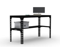 Стол металлический ООО Металекс 750x1400x400 мм, чёрный 112275