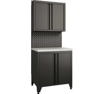 Тумба с дверцами + шкафчик с дверцами GREENBERG BOREX TD-P1-S2