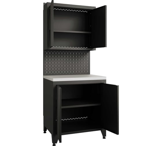 Тумба с дверцами + шкафчик с дверцами GREENBERG BOREX TD-P1-S2