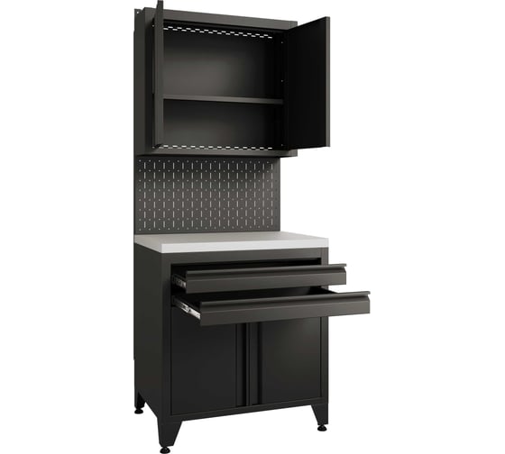 Тумба с дверцами и двумя ящиками + шкафчик с дверцами GREENBERG BOREX TY2-P1-S2