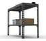 Стол-верстак Metalex ООО 950x1000x600 одна полка, серый 111589 6