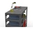 Стол-верстак Metalex ООО 950x1600x400 с боковыми полками, серый 111631 4