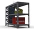 Стол-верстак Metalex ООО 950x1600x400 с боковыми полками, серый 111631 5