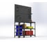 Стол-верстак Metalex 950x1200x400 (с бок. полками, двумя перфопанелями и комп. аксессуаров) серый / ООО Металекс 111681 1