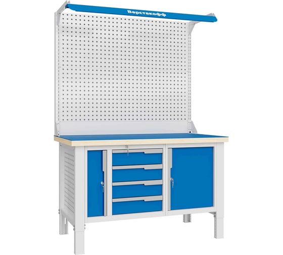 Верстак слесарный Верстакофф CTR 1432.S7L6.4-2 124597 1