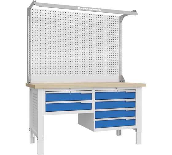 Верстак слесарный Верстакофф CTR 1602.L14.5-2F 124454 1