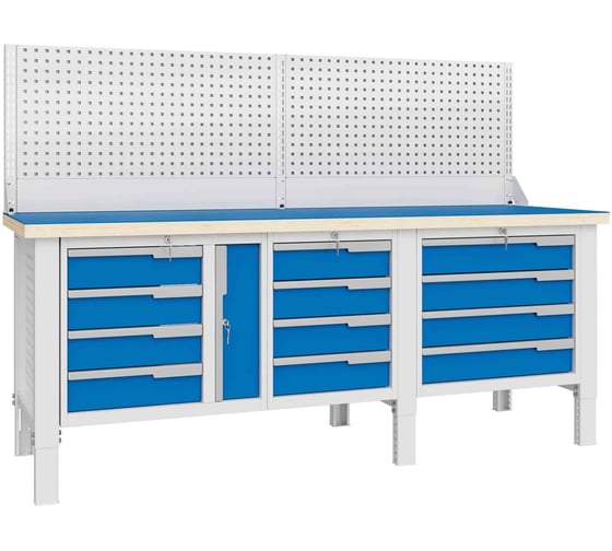 Верстак слесарный Верстакофф CTR 2232.S7L26.24-1 124644 1