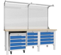 Верстак слесарный Верстакофф CTR 2202.S4L4M4.2-2F 124495