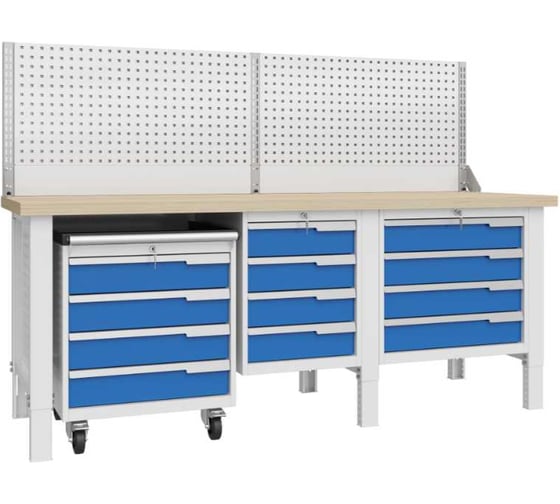 Верстак слесарный Верстакофф CTR 2202.S4L4M4.2-1 124166 1