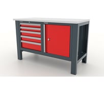 Верстак двухтумбовый FERRUM Premium 1310x650x850h мм 11.3105-7016/3000