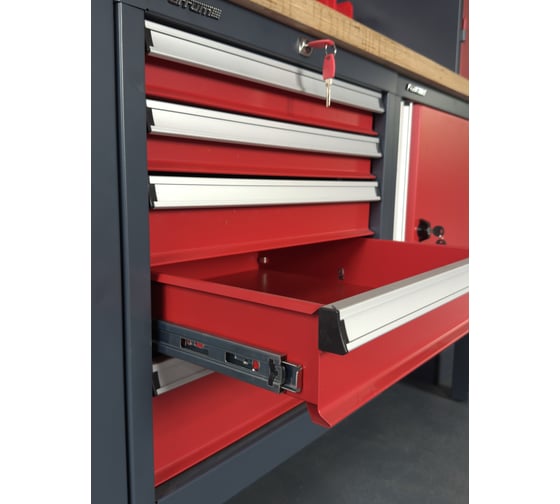 Верстак двухтумбовый FERRUM Premium 1310x650x850h мм 11.3105-7016/3000