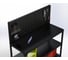 Стол-верстак ООО Металекс 950x1400x400 (две полки) + перфопанель с комплектом аксессуаров (чёрный) / 117221 4