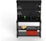 Стол-верстак Metalex серия SUN 950x1100x600 (2-е полки, + перфопанель с комплектом освещения) черный 117458 2