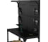 Стол-верстак Metalex серия SUN 950x1100x600 (2-е полки, + перфопанель с комплектом освещения) черный 117458 3