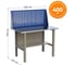 Стол верстак IRONMEBEL ML 1200 с экраном M-SMLMDCE1200new 2
