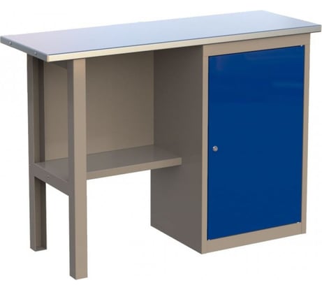 Металлический верстак с тумбой IRONMEBEL CL 1200 M-OCLMDC1200new