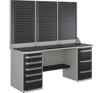 Верстак слесарный двухтумбовый Kobor Expert MW.2.41.6/P2-150/70 M3 310095