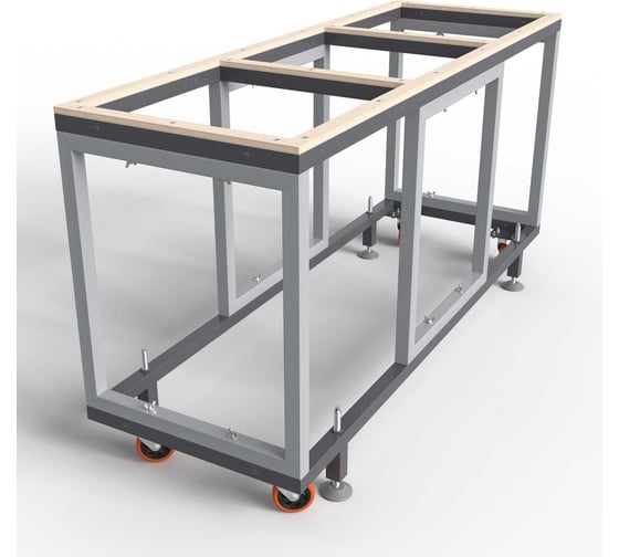 Стол для камнеобработки LUVON 1780х620х963, бело-серый 1 шт. 00080 1