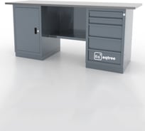 Верстак двухтумбовый eqtree SAFE205-A 1900х686х845 с оцинкованной столешницей В0000000202365