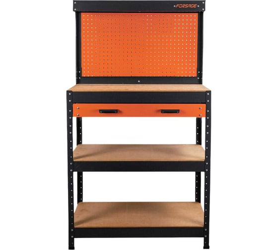 Верстак металлический Forsage 800х400х1400мм с одной выдвижной полкой ,пр-во Беларусь F-WT00303(63834) 1