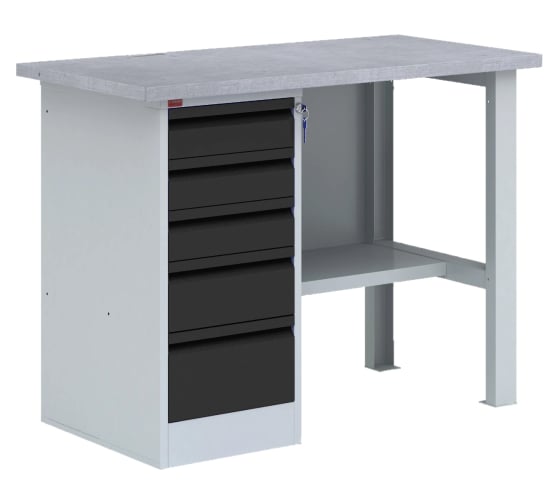 Верстак ПАКС ВП-3Т/1.2 черный(СТ-1.2;Т-2T черный;К-2/1.2) 74006067