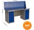 Верстак двухтумбовый IRONMEBEL ML5/ML5 с экраном 1400 M-ML5ML5MDCE1400 2